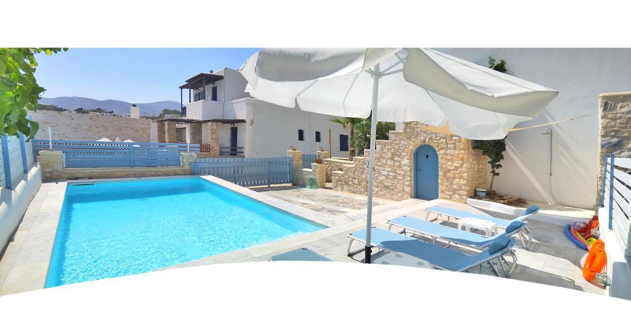 Villa Danae - Seaside Villa With Pool & Hot Tub ピソ ・リバディ エクステリア 写真